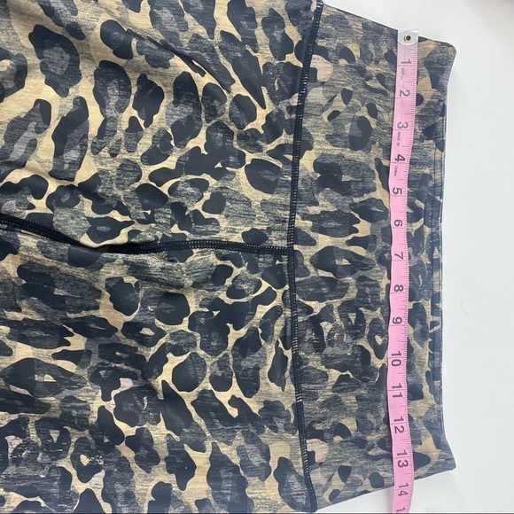 Playground leopard print high rise leggings M - Picture 5 of 7